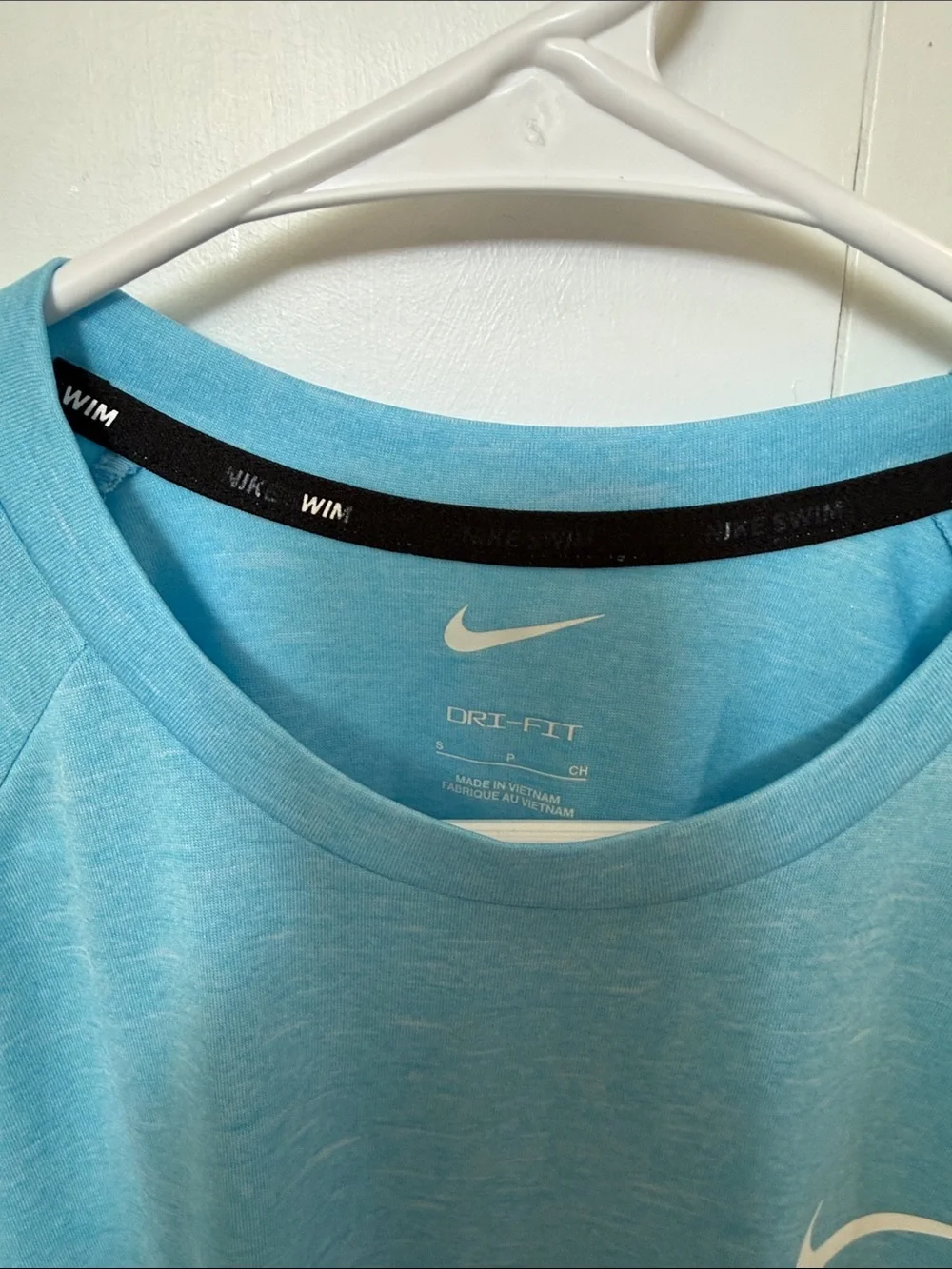 Nike Men’s Light Blue Dri-FIT Swim T